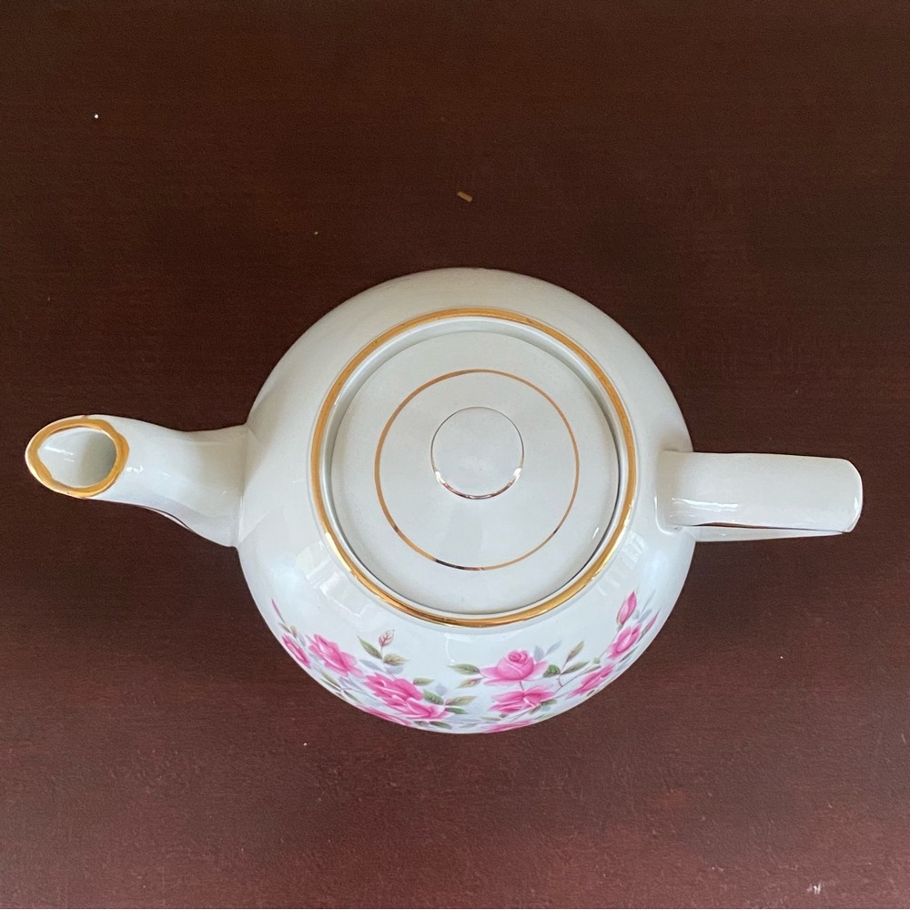 ✨HP✨Vintage Ellgreave English Ironstone Teapot by Wood & Sons Ltd. NWOT - Picture 3 of 9